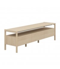 Szafka RTV SM716 Skovby- dębowy fornir olejowany na biało