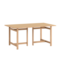 St&oacute;ł prostokątny jadalniany Moebe - 160cm x 90cm, delikatna brzoskwinia