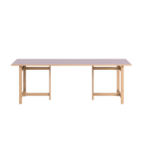 St&oacute;ł prostokątny jadalniany Moebe - 220cm x 90cm, pastelowa lawenda
