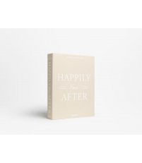 Ślubny album fotograficzny duży Happily Ever After Printworks - 30 kartek/ beżowa okładka