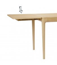 Nakładka na st&oacute;ł rozkładany z szufladami Heart'n'Soul oak UMAGE - dąb naturalny, 50 cm