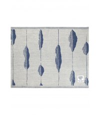 Lniana mata do sauny MERELLA Lapuan Kankurit - 46 x 60 cm, lniano-niebieski