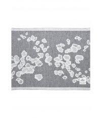 Lniana mata do sauny SAIMAANNORPPA  Lapuan Kankurit -  46 x 60 cm, biało-szary