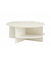 Stolik kawowy Halves Muuto - off- white terrazzo