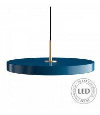 Lampa Asteria medium petrol UMAGE - niebieski petrol