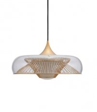 OUTLET Lampa wisząca Chordis brass UMAGE - złoty dekor