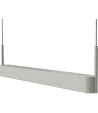 Lampa wisząca Scribe Bolia - dł. 70 cm, szara