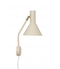 Kinkiet Lyss Frandsen - &Oslash;18 cm, matowy migdałowy