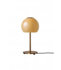 Lampa stołowa Ball Frandsen - &Oslash;18 cm, bursztynowy klosz