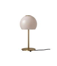 Lampa stołowa Ball Glass Frandsen - &Oslash;18 cm, szary klosz