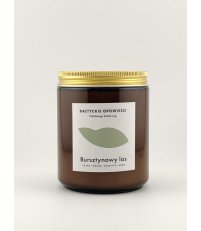 Świeca sojowa BAŁTYCKIE OPOWIEŚCI "Bursztynowy las" - 200g, ok. 50h palenia