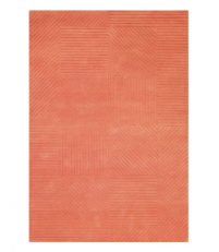 Dywan wełniany RUUSUKVARTSI Finarte 140 x 200 cm - r&oacute;żowy / koralowy