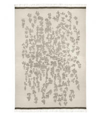 Dywan wełniany SAARISTO Finarte 140 x 200 cm - biało - szary