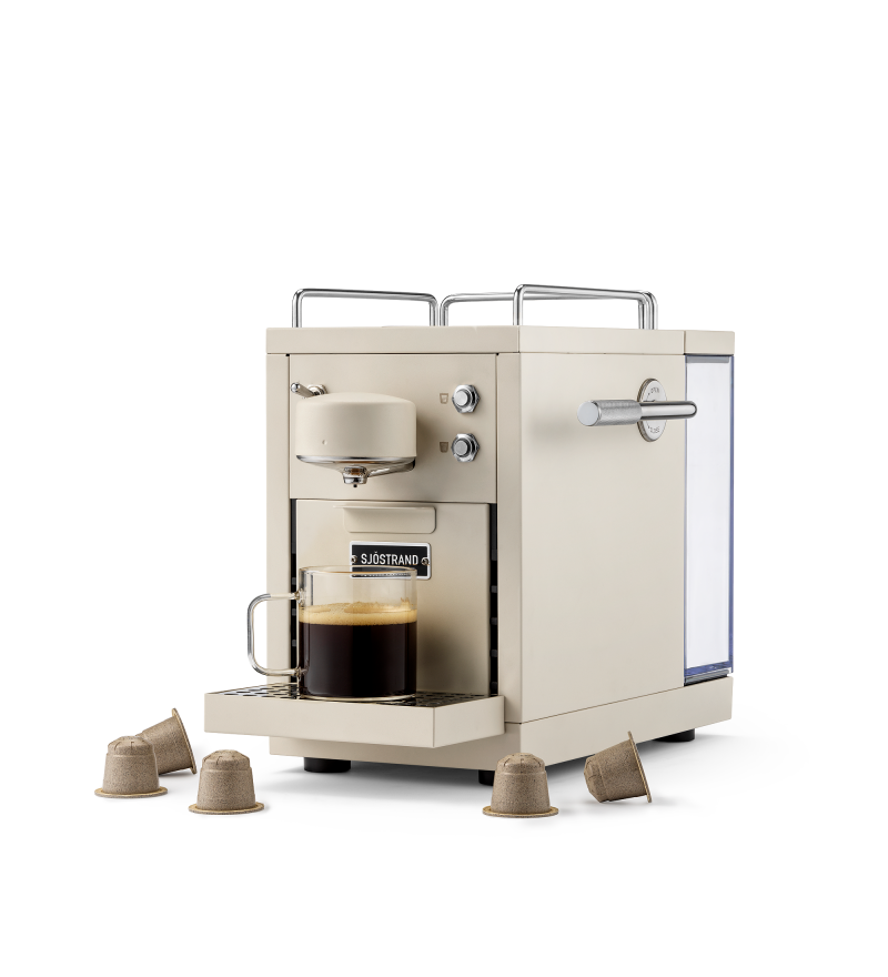 Ekspres do kawy na kaspułki The Original 2.0 Sj&ouml;strand &ndash; beżowy mat (kompatybilny z Nespresso)