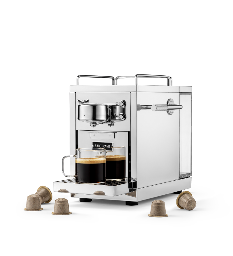 Ekspres do kawy na kaspułki The Original 2.0 Sj&ouml;strand &ndash; stal nierdzewna (kompatybilny z Nespresso)