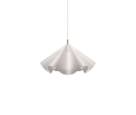 Wisząca lampa Sinuate MOEBE - biała / mosiężna, medium