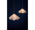 Wisząca lampa Sinuate MOEBE - biała / mosiężna, medium