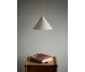 Wisząca lampa Ceramic Cone MOEBE - biała