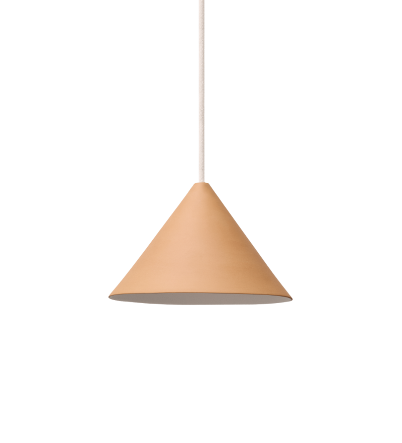 Wisząca lampa Ceramic Cone MOEBE - light ochre