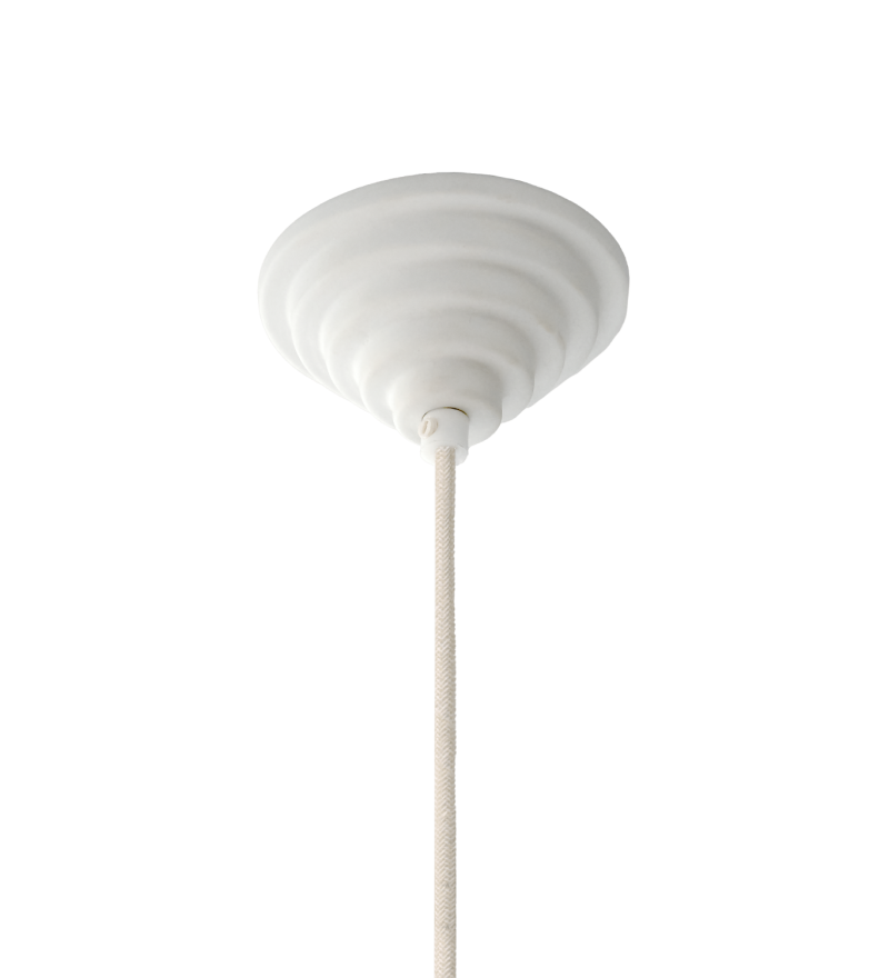 Podsufitka Ceramic Ceiling Rose MOEBE - biała, wariant stairs