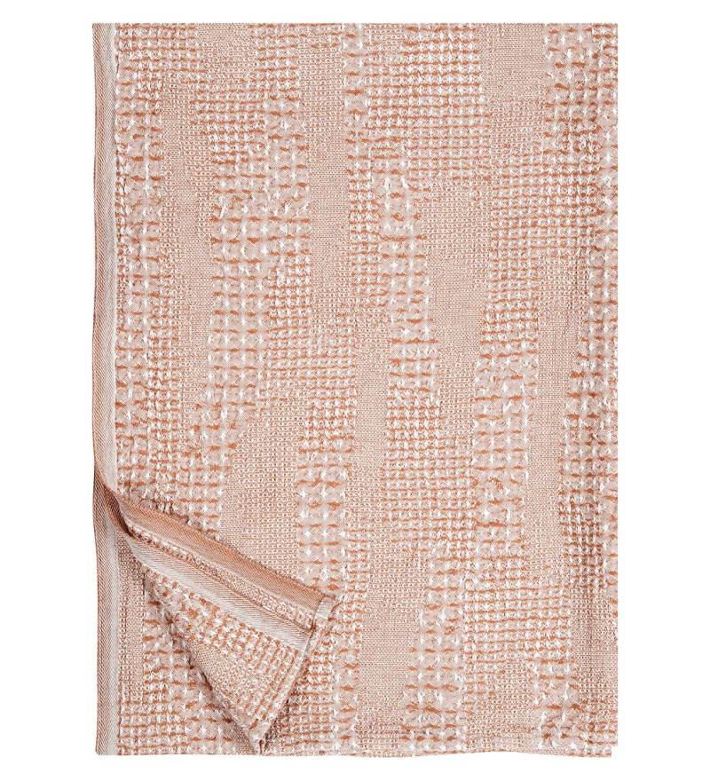 Ręcznik kąpielowy KUOHU Lapuan Kankurit - 85 x 180 cm biały / cynamonowy