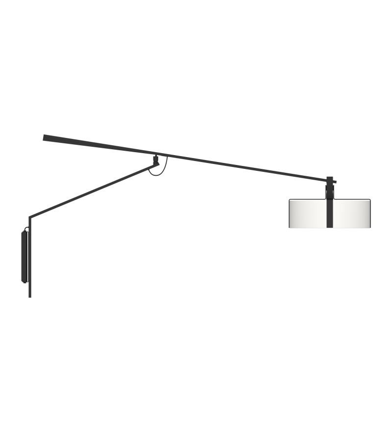Kinkiet / lampa ścienna OKOLO Wall Long Grupa - czarna