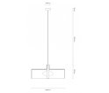 Lampa wisząca OKOLO Pendant 60 Grupa - złamana biel, średnica 60 cm