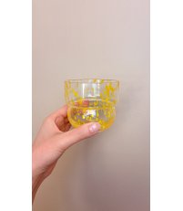 Szklanki Runo Regular Formy Proste - ż&oacute;łte kropki, 2 szt.