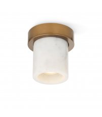 Reflektor / Spotlight sufitowy Miss Marble Design By Us - Browned Brass / marmur Carrara