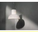 Lampa wisząca The Standard Menu - mleczne matowe szkło, średnica 24 cm