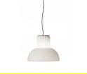 Lampa wisząca The Standard Menu - mleczne matowe szkło, średnica 24 cm