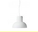 Lampa wisząca The Standard Menu - mleczne matowe szkło, średnica 24 cm