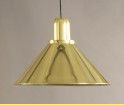 Lampa Reflex Gold Stożek z obciążnikiem kulowym TAR Design - złota