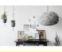 Lampa z piór Eos XL Light Grey Vita Copenhagen - jasnoszara