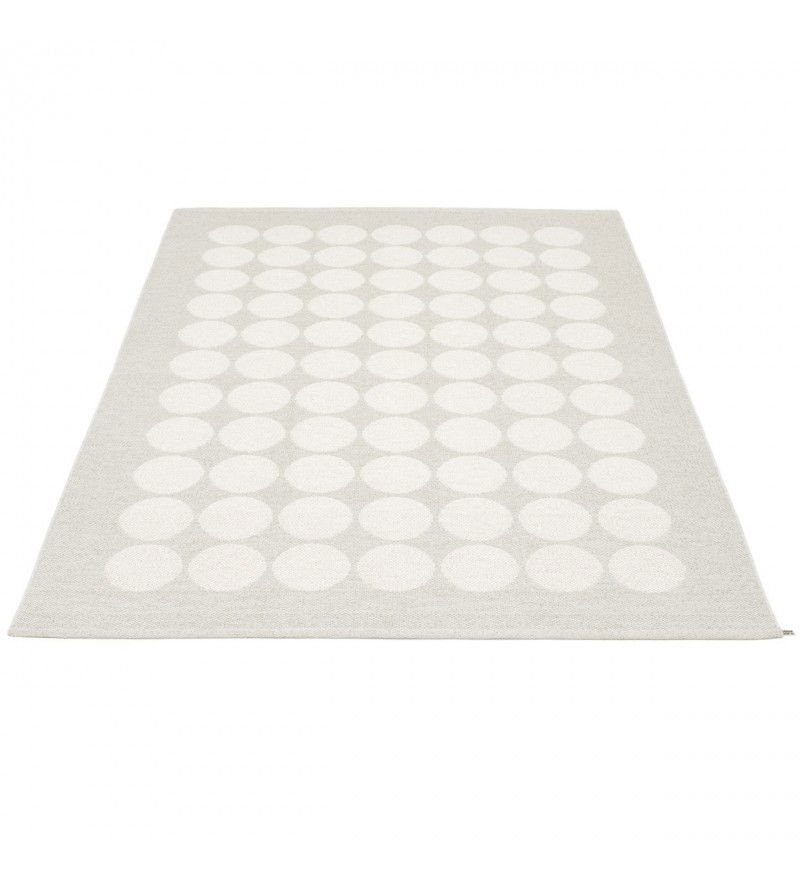 Dywan HUGO Pappelina - white metallic / fossil grey