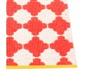 Chodnik MARRE Pappelina - coral red / vanilla, różne rozmiary