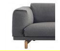 Sofa 2-osobowa REST Muuto - tkanina Remix 163