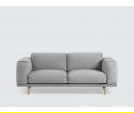 Sofa 2-osobowa REST Muuto - tkanina Remix 163