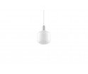 Lampa wisząca AMP Normann Copenhagen - biała, wysokość 17 cm