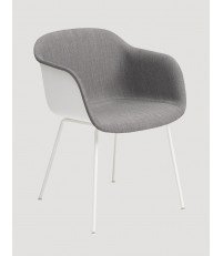 Krzesło tapicerowane na nóżkach Fiber Chair FRONT Muuto  - różne kolory