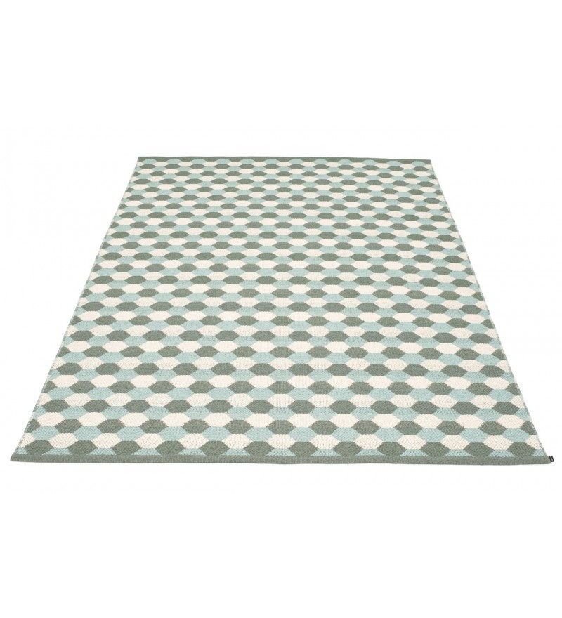 Dywan DANA Pappelina - army / pale turquoise / vanilla