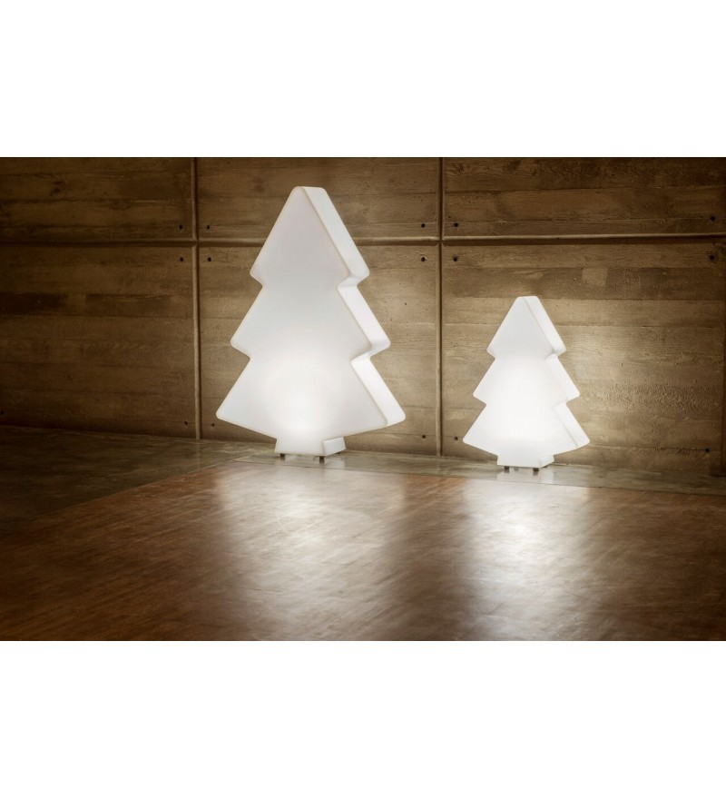 Dekoracja świetlna CHOINKA - rozmiar S - biała 