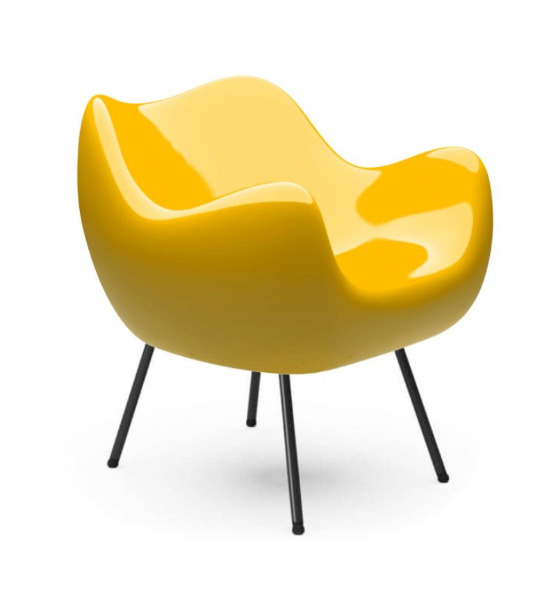 Fotel RM58 Classic VZ&Oacute;R - ż&oacute;łty