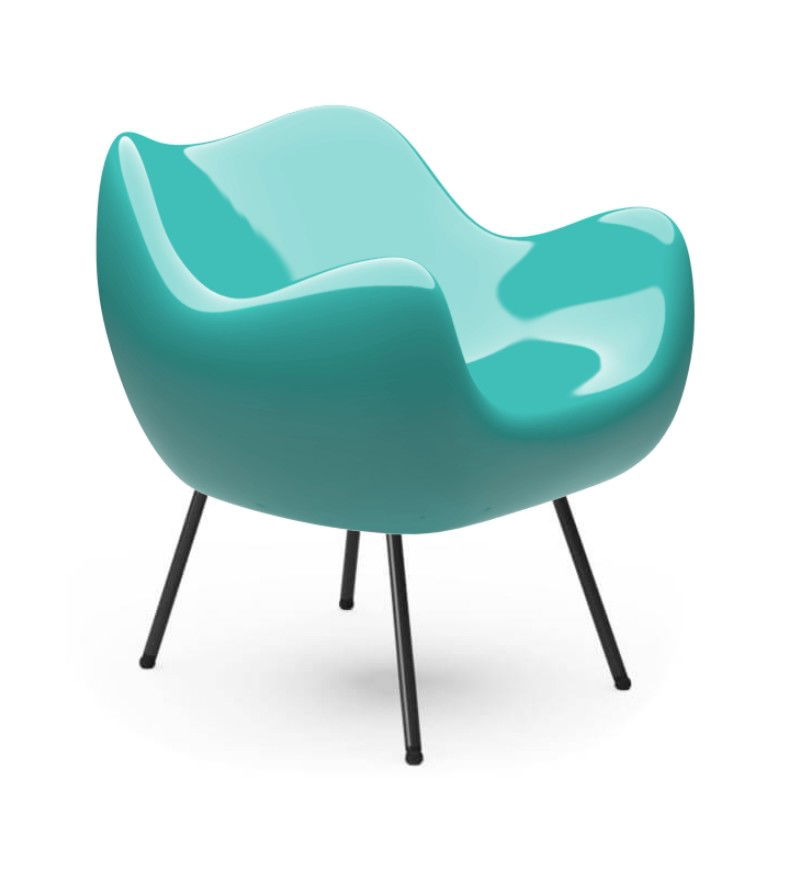 Fotel RM58 Classic VZ&Oacute;R - turkusowy