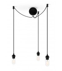 Potrójne zawieszenie do lamp Cannonball Cluster 3 VITA - czarne