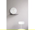 Zegar ścienny Marble Wall Menu - biały