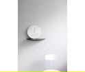 Zegar ścienny Marble Wall Menu - biały