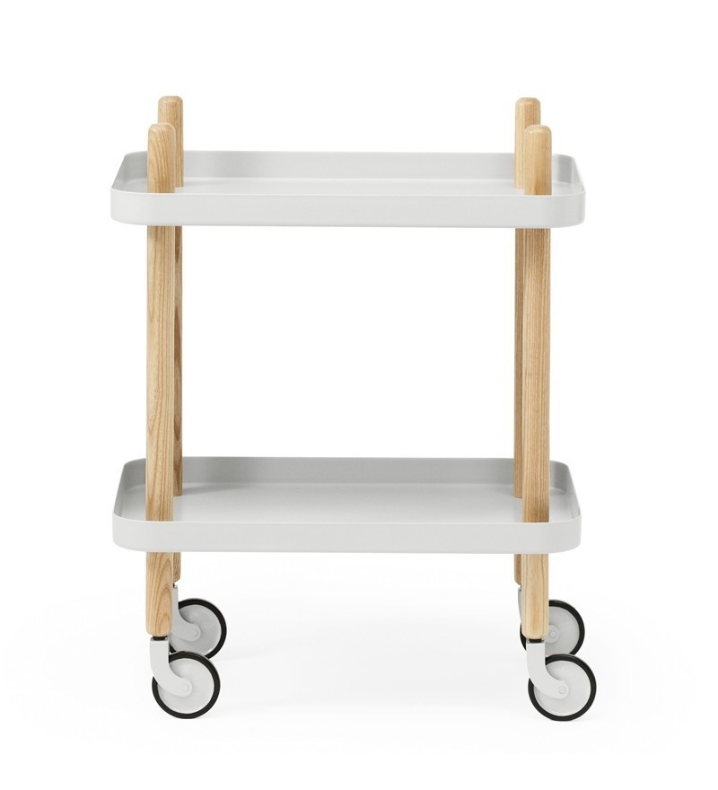 Stolik na k&oacute;łkach BLOCK Normann Copenhagen - kilka kolor&oacute;w