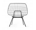 Krzesło WM String Lounge Chair Menu - czarne