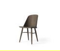 Krzesło drewniane Synnes Dining Chair Menu - ciemny jesion